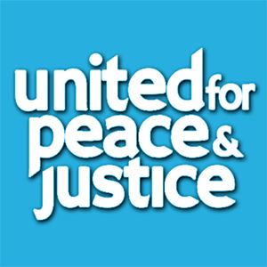 United for Peace and Justice logo