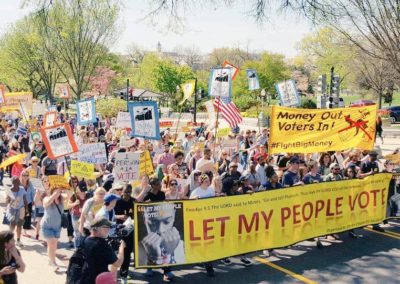 Democracy Awakening March of 5k People in Washington D.C.